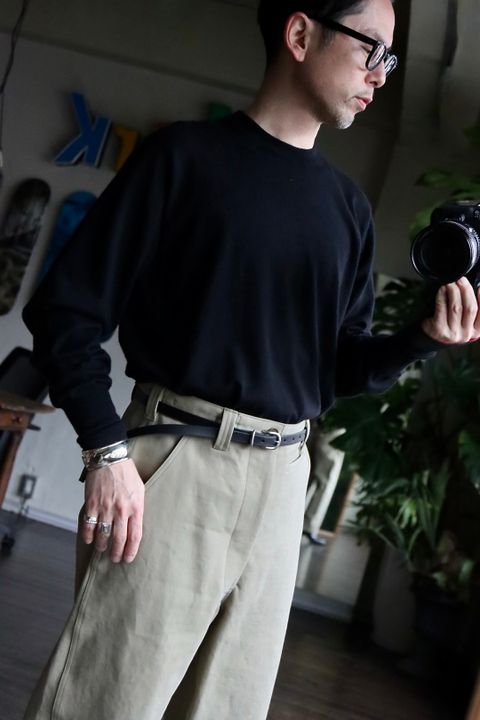 A.PRESSE アプレッセ23SS Motorcycle Trousersスタイル