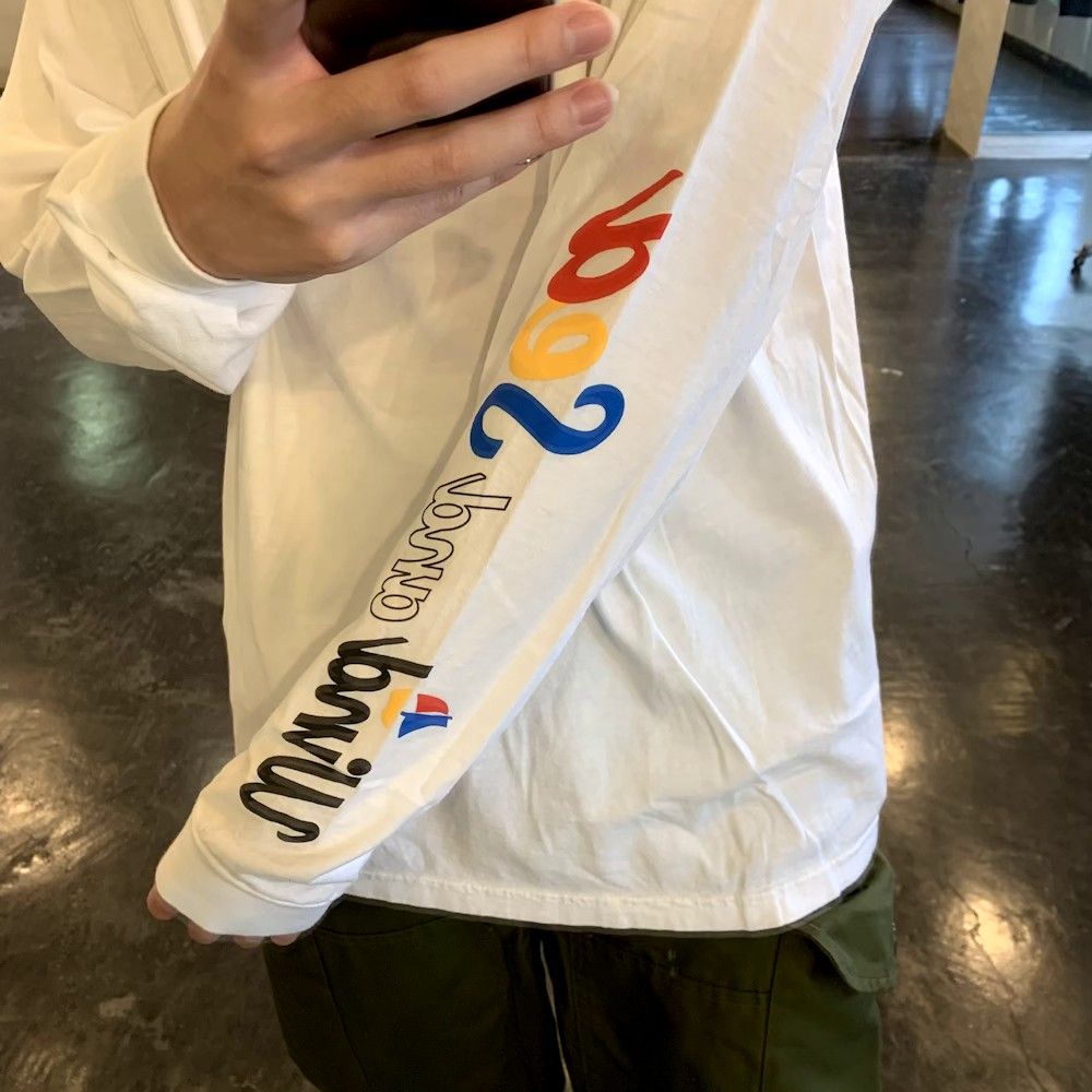 WIND AND SEA WDS(sail-boat) L/S T-SHIRT "WHITE" style.2020.10.10.