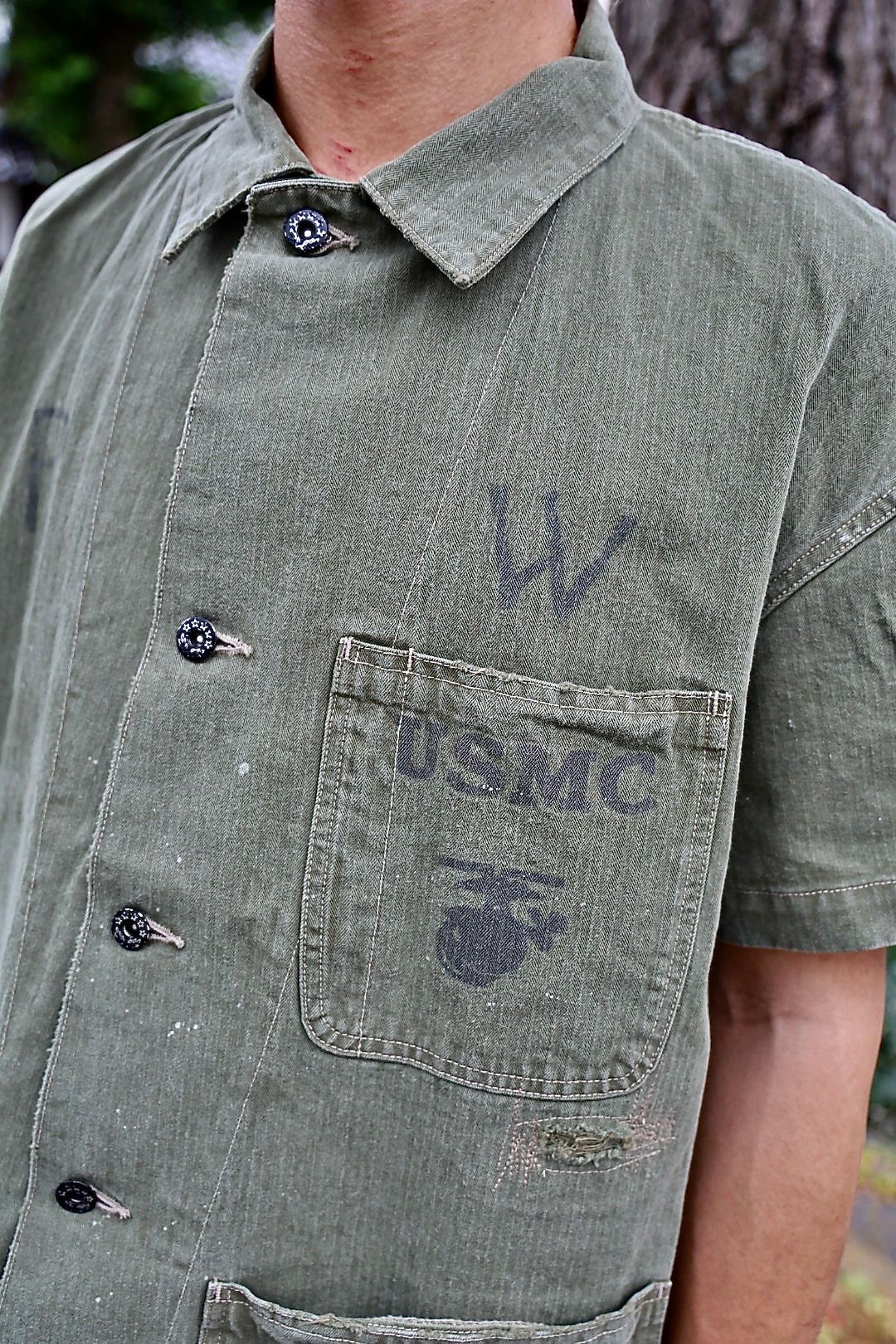 BOWWOW PW P-41 HBT SS JK AGED MARKスタイル