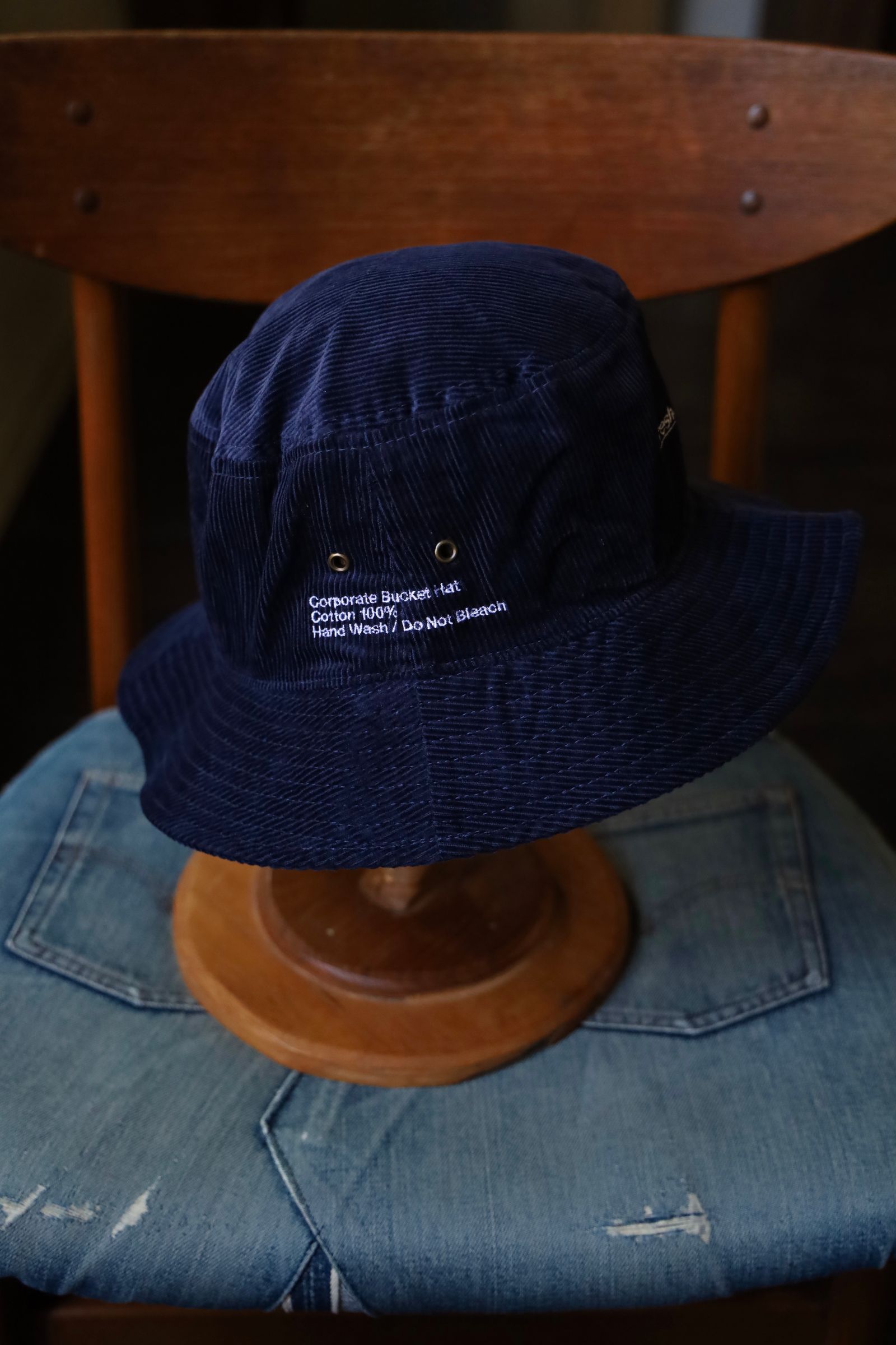 フレッシュサービス CORDUROY CORPORATE HAT(FSP243-90087B)NAVY