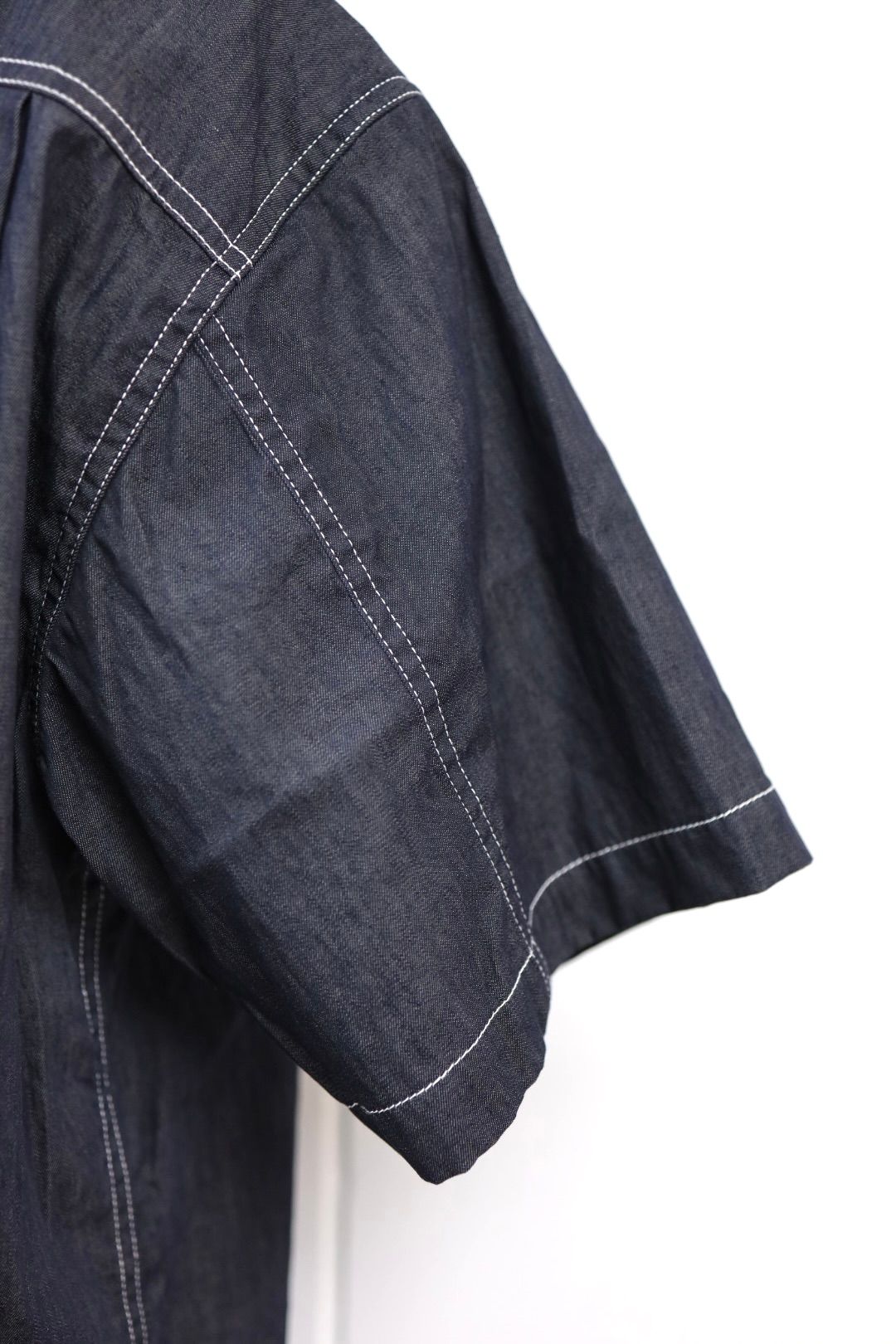 コムデギャルソンオム26SS 綿ライトオンスデニム半袖シャツ(HQ-B018-051)INDIGO☆4月3日(金)発売！