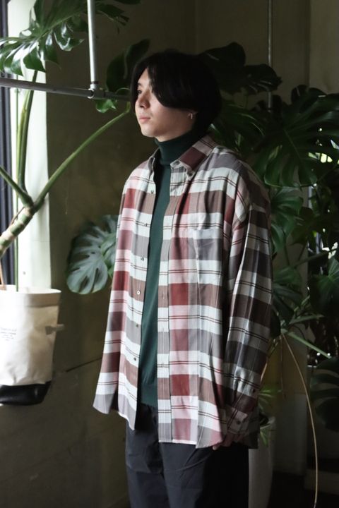 Graphpaper 22AW High Gauge High Neck Knit style.2022.8.14