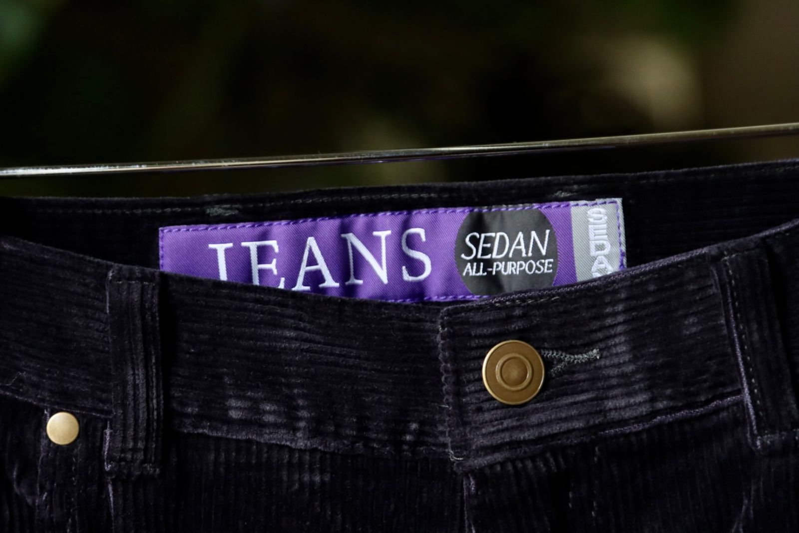 セダンオールパーパス23FW OVAL LOGO CORDUROY PANT(SD23F-PT06)NAVY