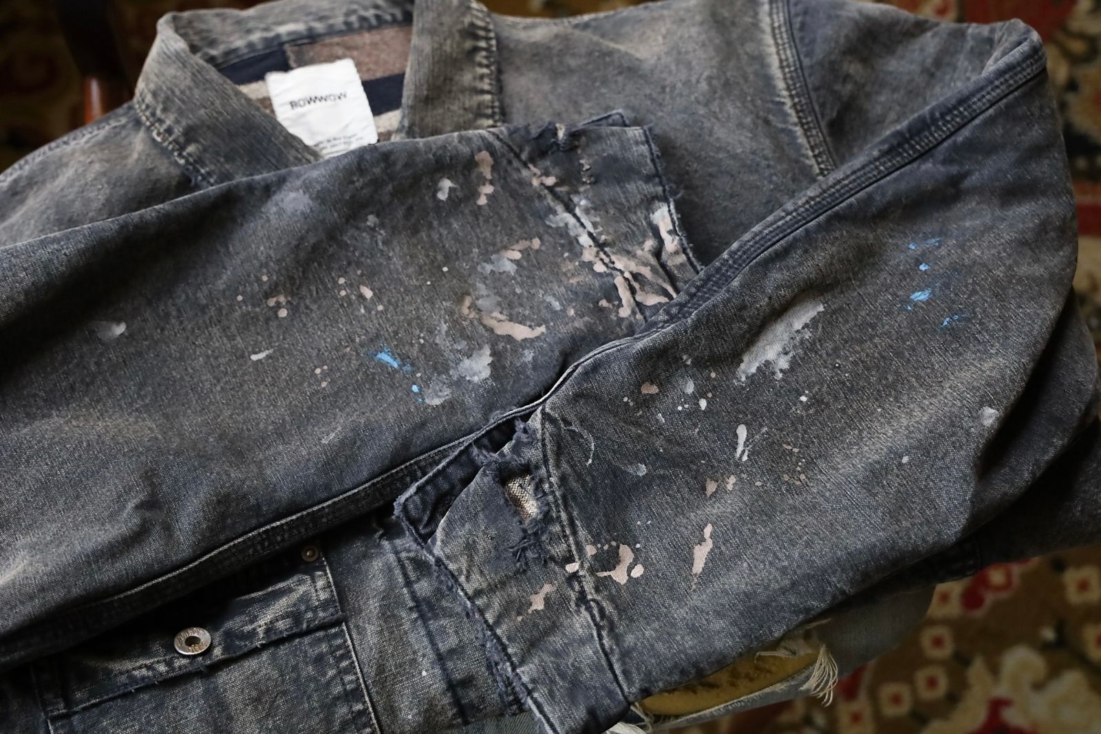 BOW WOW 25FWバウワウ  カバーオールDUCK COVERALL BLANKET LINER AGED(BW252-DCBL) AGED BLACK