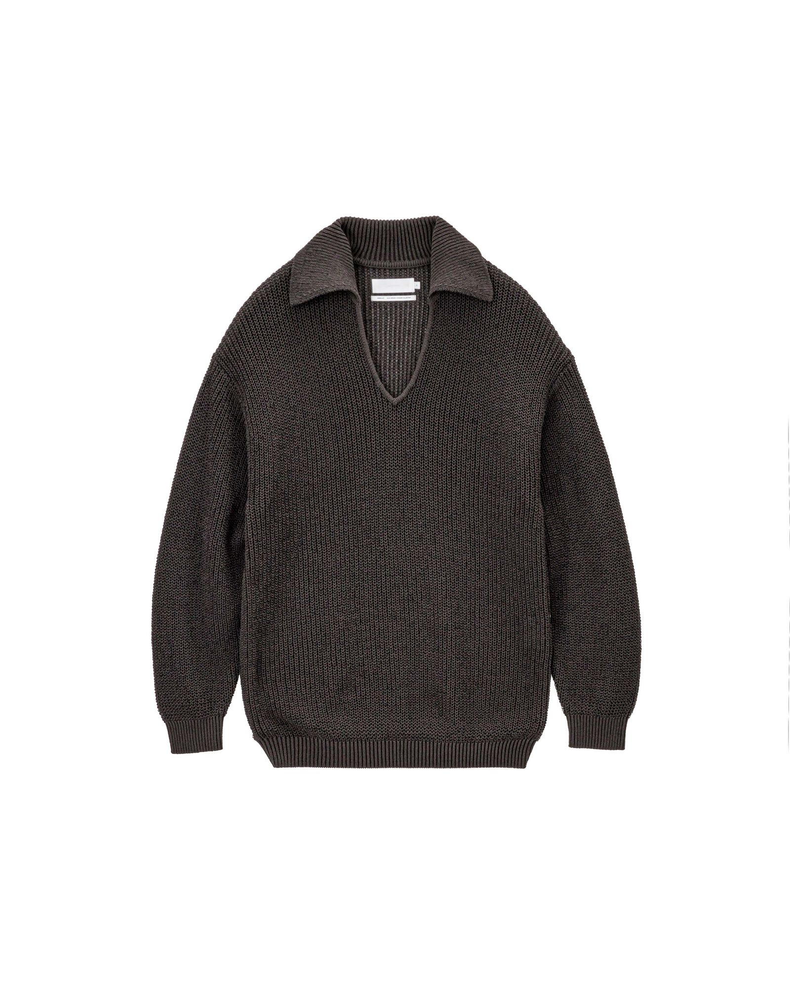 グラフペーパー Women's 26SS  Coiled Wool Nyion Skipper Knit(GL261-80436)CHARCOAL☆2月28日(土)発売！