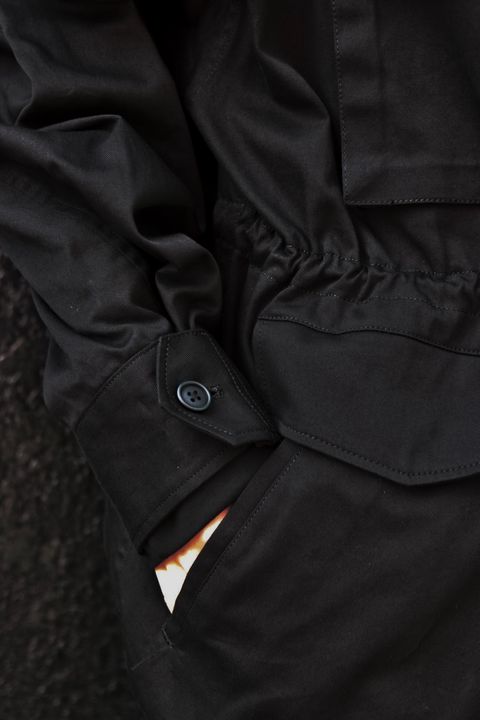 yohji yamamoto 23AW HOODED MILITARY JACKETスタイル
