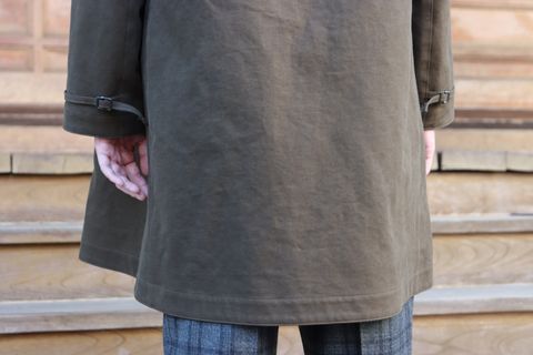A.PRESSE  Motorcycle Half Coat"OLIVE"style