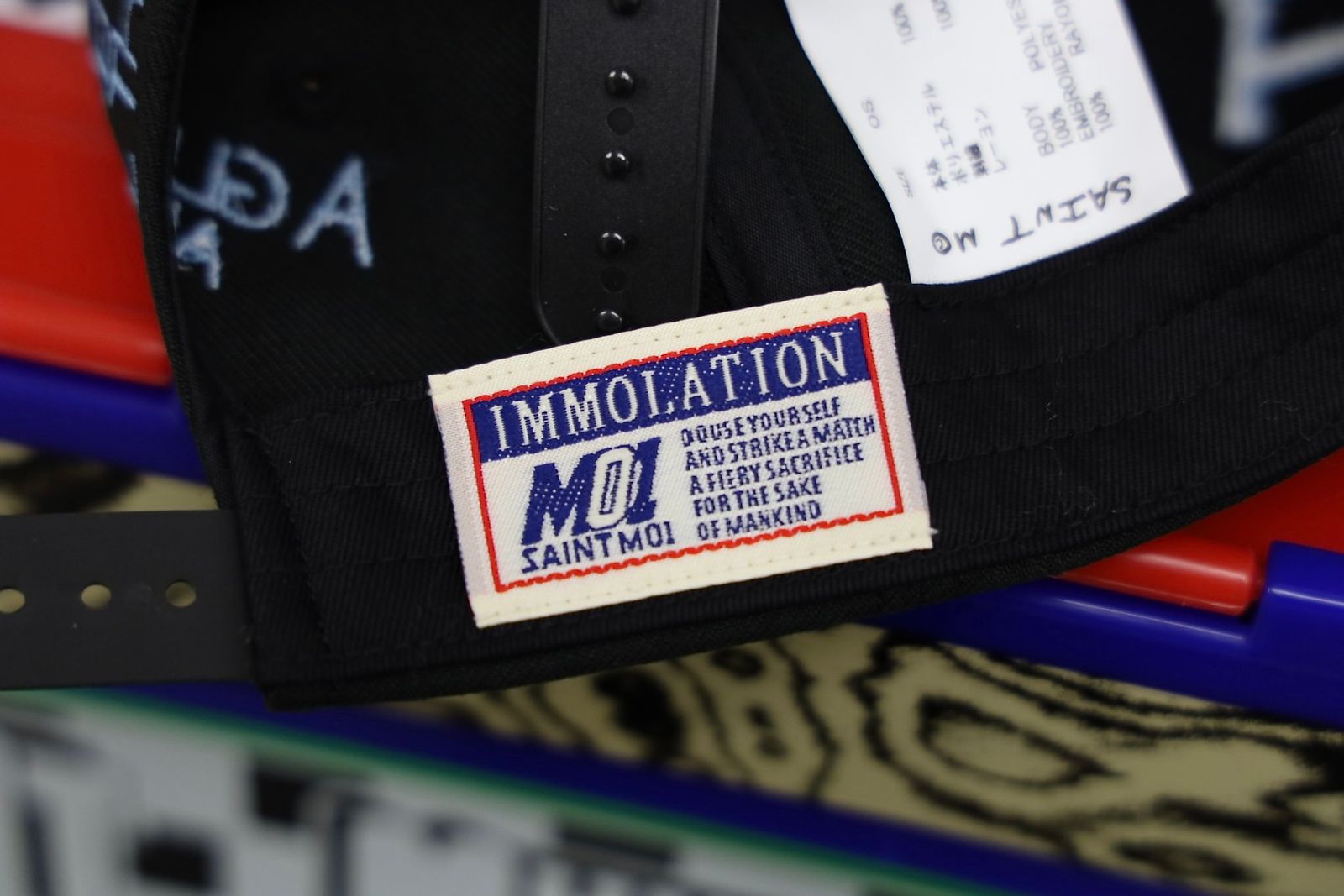 セントマイケル 26SS CAP/SAINT(SM-MK8-0000-079)BLACK