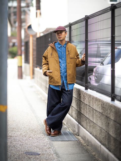 COMME des GARCONS HOMME リバーシブルキルティングフーデッドパーカ