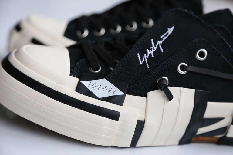 Yohji Yamamoto x xVessel Layered Low Top Sneaker"BLACK"(HR-E01-860)