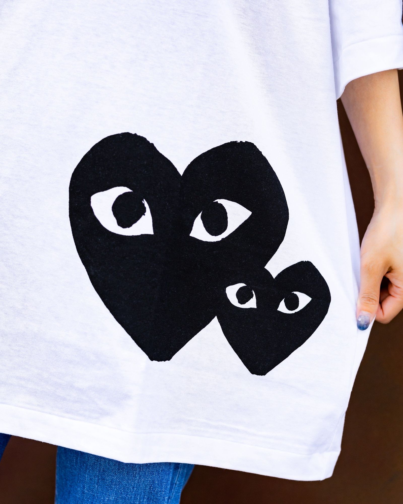 プレイコムデギャルソン オーバーサイズロゴTシャツ (BLACK)☆6月27日(金)発売！