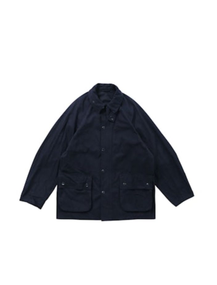 blurhms ブラームス 26SS Hard Twist Gabardine Riding Jacket(BHS26S017)BlackNavy☆12月26日(金)新作発売！