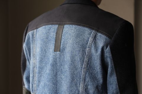 eYe JUNYA WATANABE COMME des GARCONS MAN ウールカシミヤツイード×綿デニム×綿ウィップコード(WF-J022-051) style.2020.9.12.