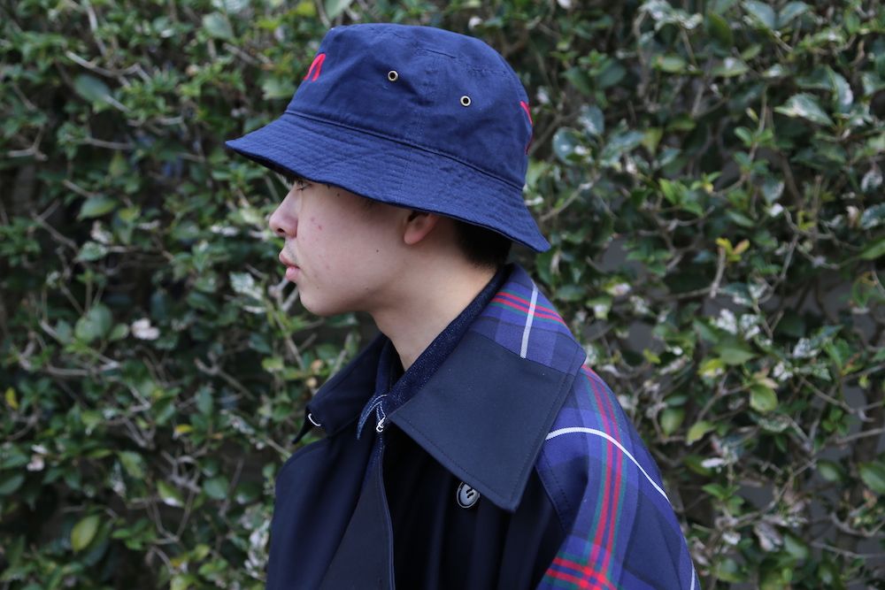 KIDILL Trench Coat(KL447) "Navy×Blue Tartan" style 2020.12.23.