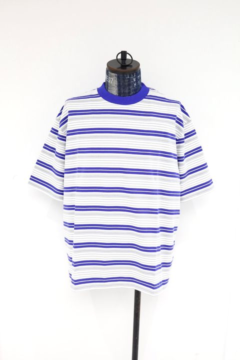 is-ness 26SS Border T-Shirt(26SS_47_1008SSCS01-B)WHITE x BLUE☆新作発売！