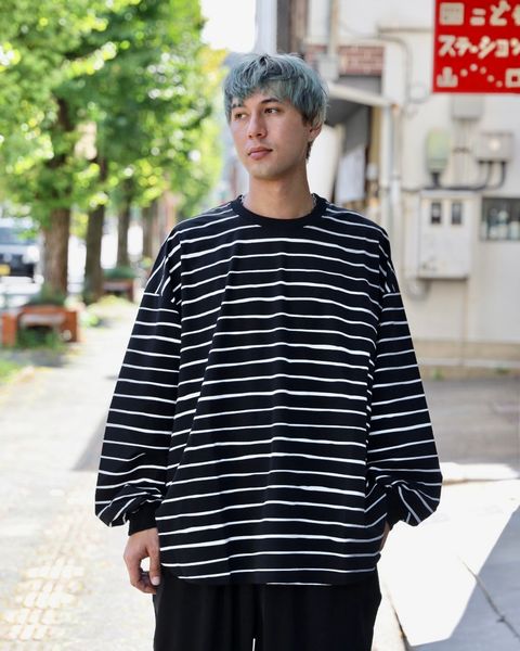 S.F.C 2026FW エスエフシー SUPER BIG LS TEE  (NYLON STRIPE) (SFCFW26CS06)Black☆10月17日(土)発売！