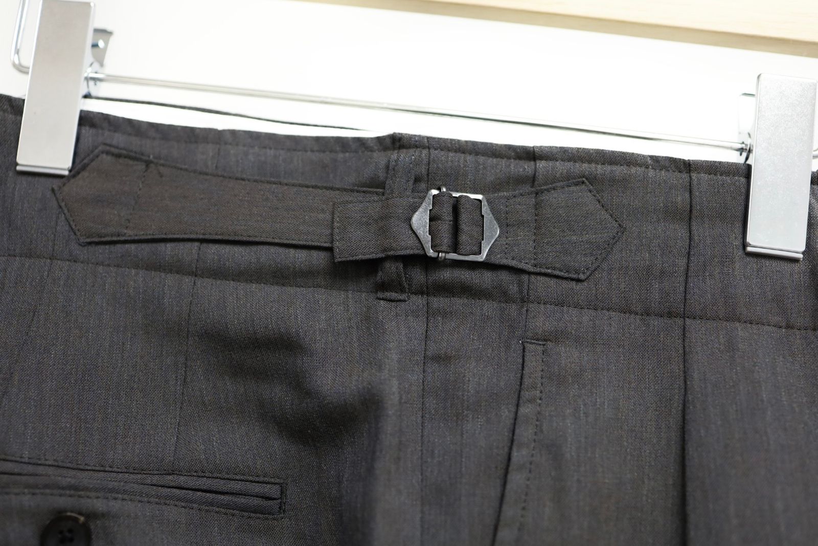 marka 26AW DOUBLE PLEATED MILITARY TROUSERS(M26C01PT01C)BROWN GRAY☆新作発売！