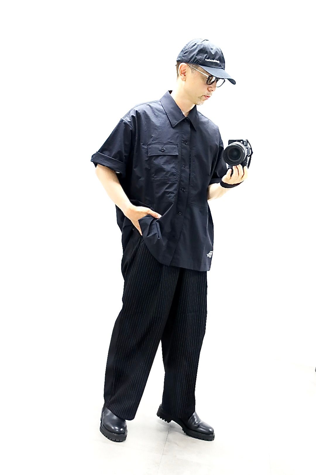 フレッシュサービス 26SS CORPORATE WIDE EASY PANTS(FSC262-40014B)BLACK STRIPE☆5月30日(土)発売！