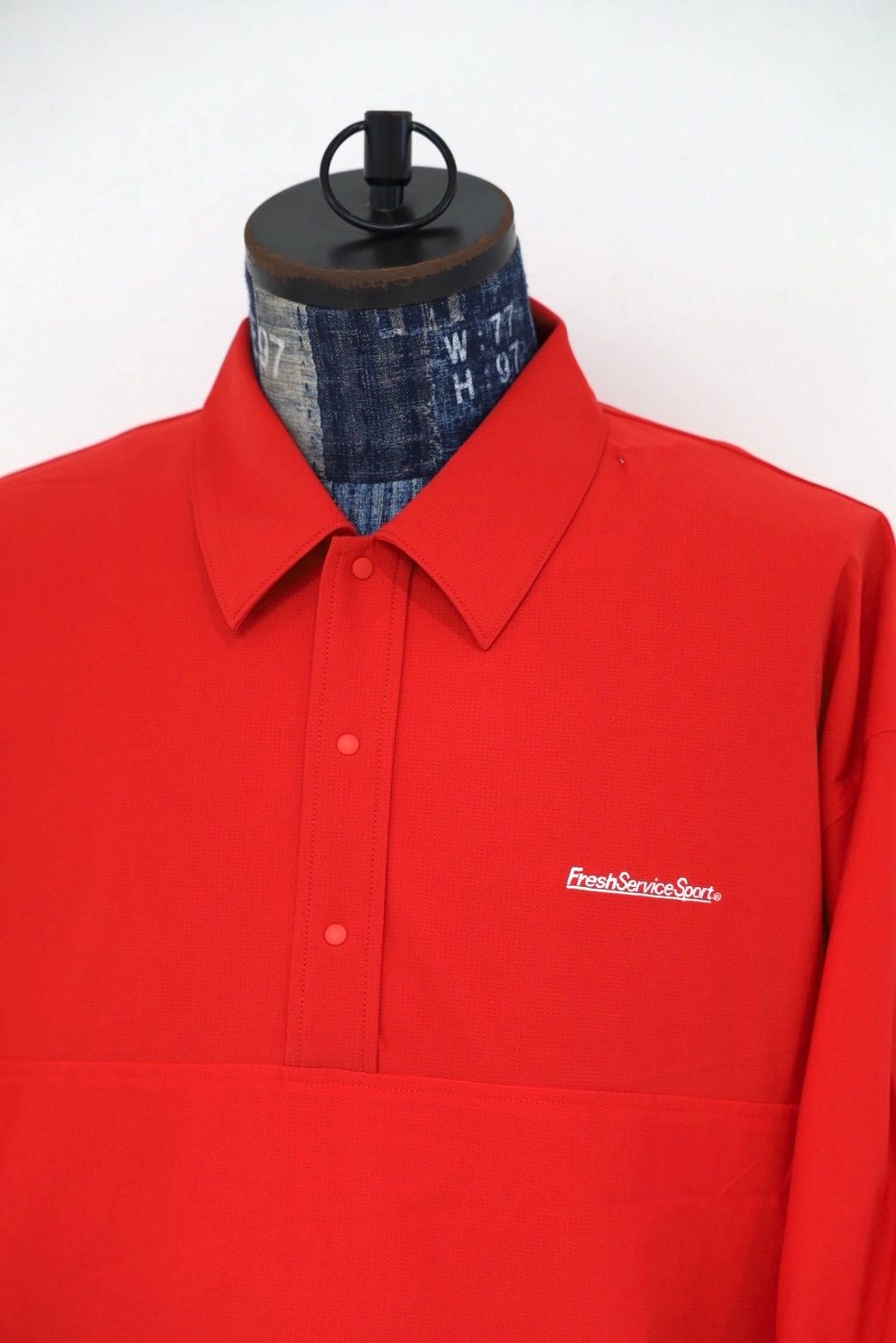 フレッシュサービス  ACTIVE DRY MESH POLO(FSC263-70164)RED
