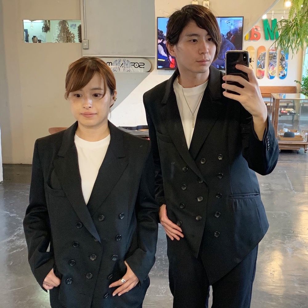 sulvam 2020AW Gabardine double jacket