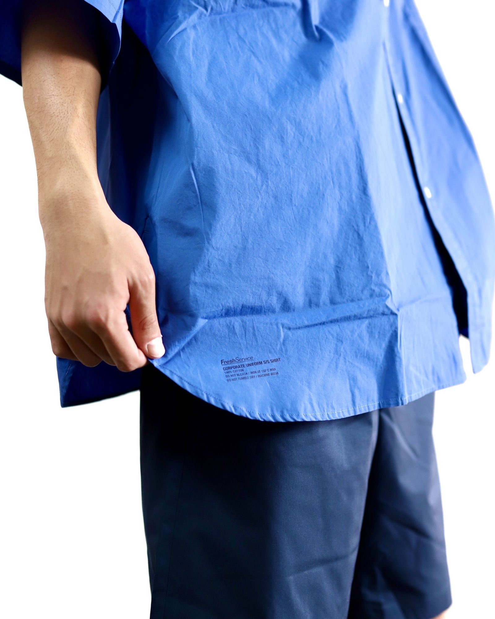 FreshService 24SS CORPORATE UNIFORM S/S SHIRT (BLUE)style 2024.3.8