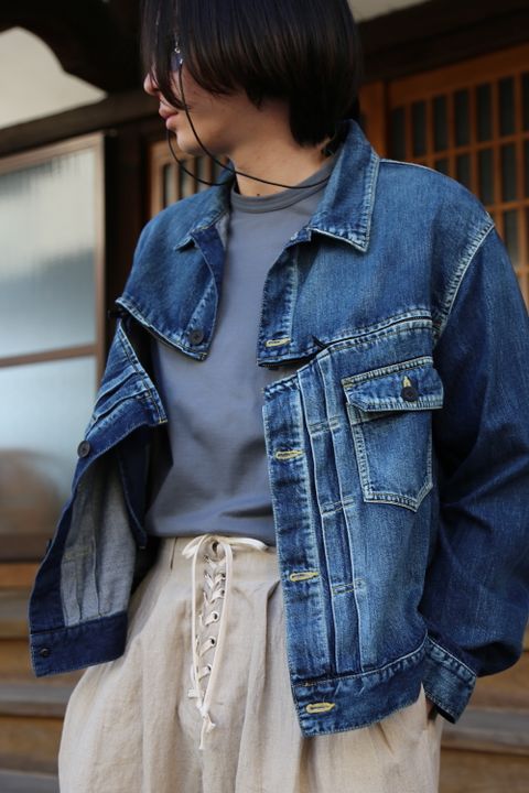 yohji yamamoto リネンジョッパーズパンツ(HD-P47-303-1A) style.2021.4.9.