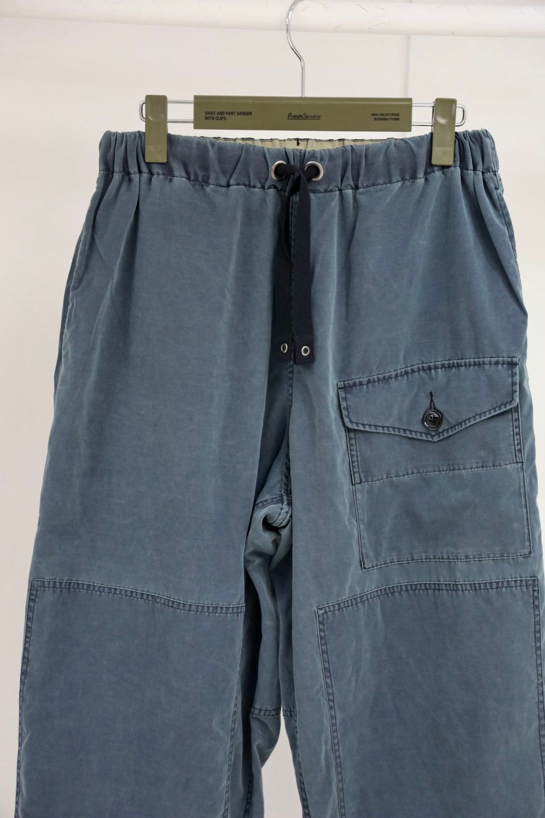 フレッシュサービスPIGMENT COATED OVER TROUSERS(FSC253-40142)NAVY☆10月11日(土)発売！