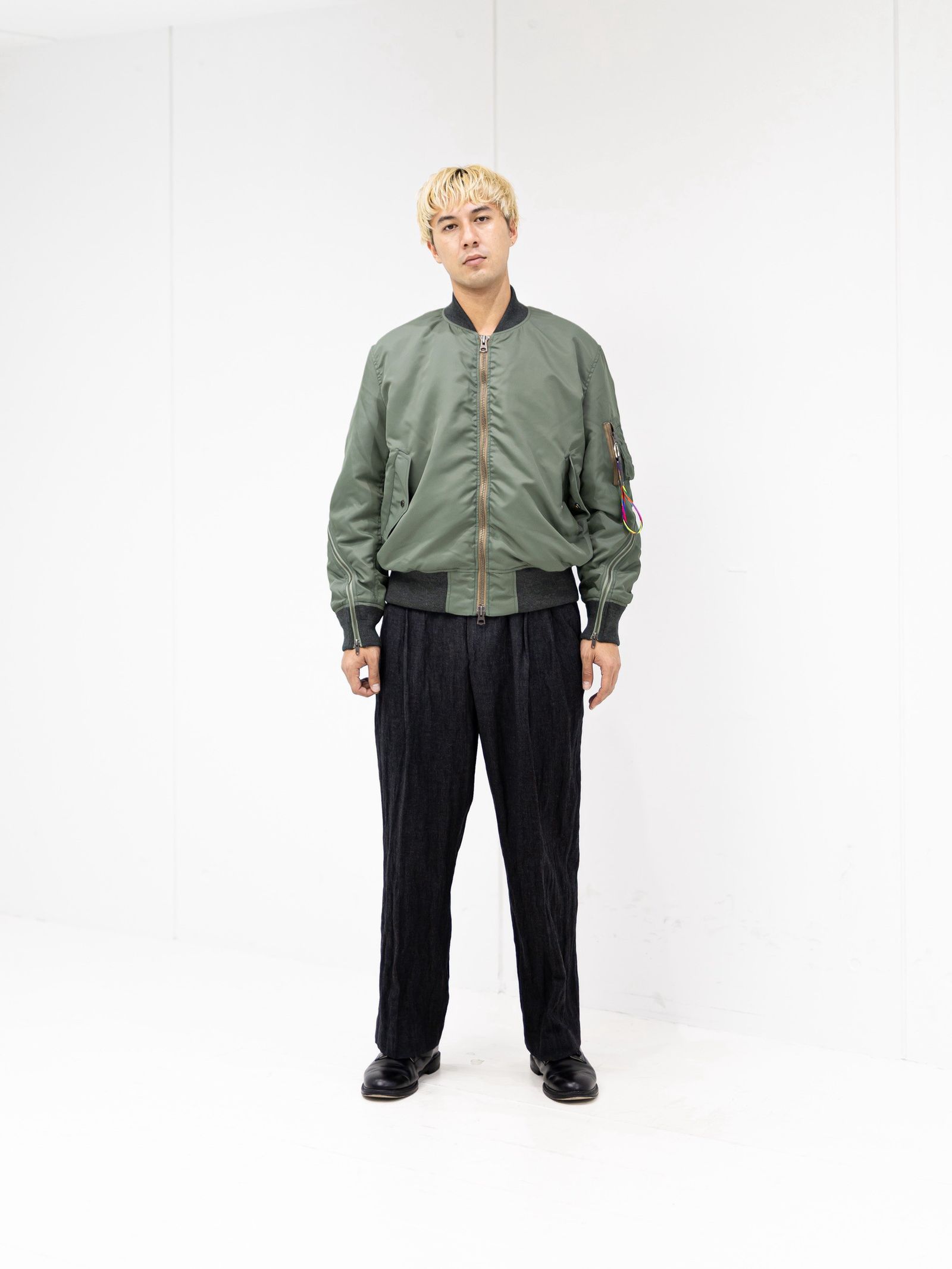 イズネス26AW Bomber Jacket(26AW_32_1008AWJK01)KHAKI☆9月19日(土)発売！