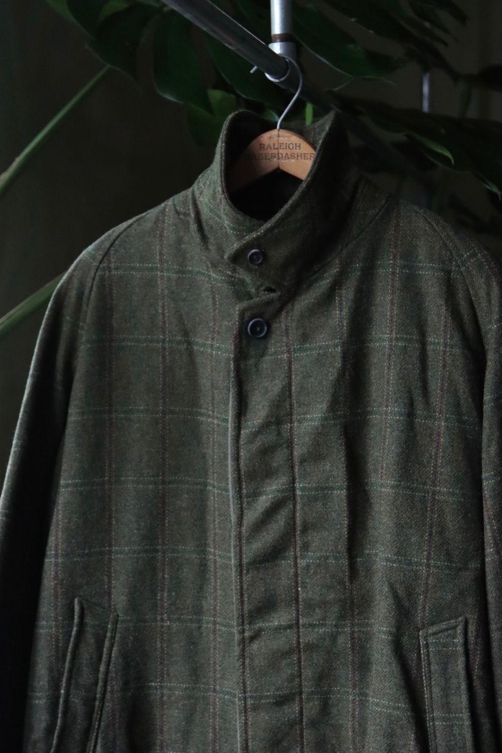 アプレッセ22FW Tweed Balmacaan Coat(22AAP-01-15HB)CHECK