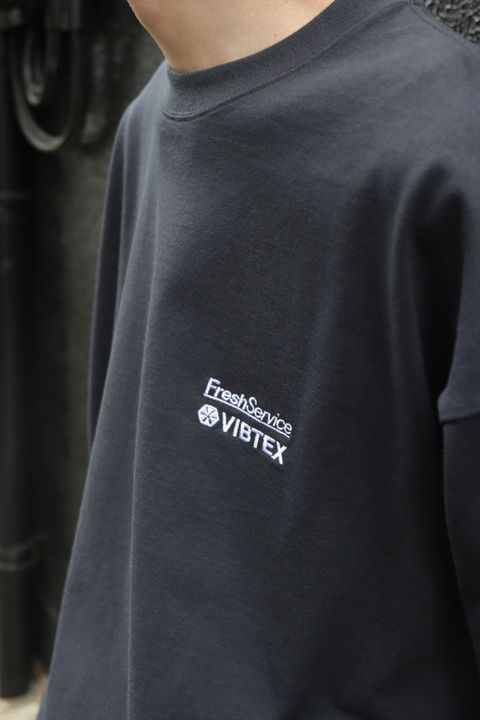 FreshService フレッシュサービス VIBTEX for FreshService L/S CREW NECK TEEスタイル