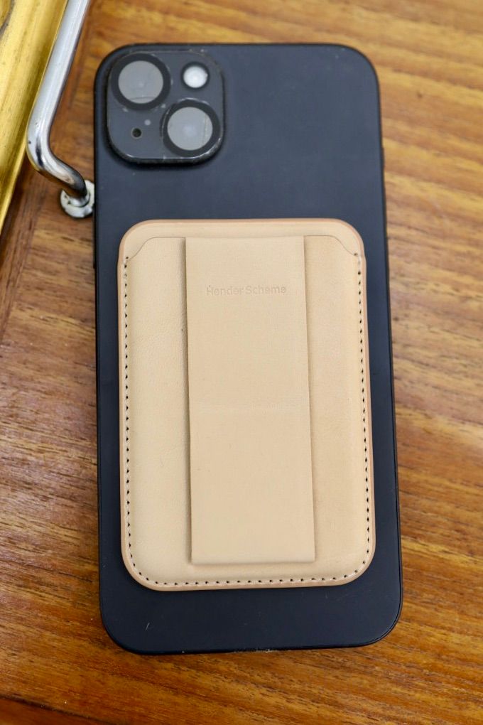 エンダースキーマ 26ws magnet card case(yv-c-msc)natural