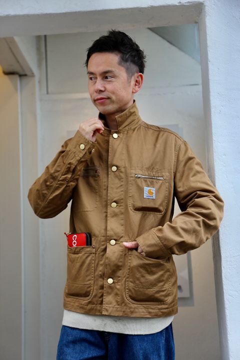 eYe JUNYA WATANABE COMME des GARCONS MAN CarharttカーハートWネームジャケットstyle.2021.4.16.