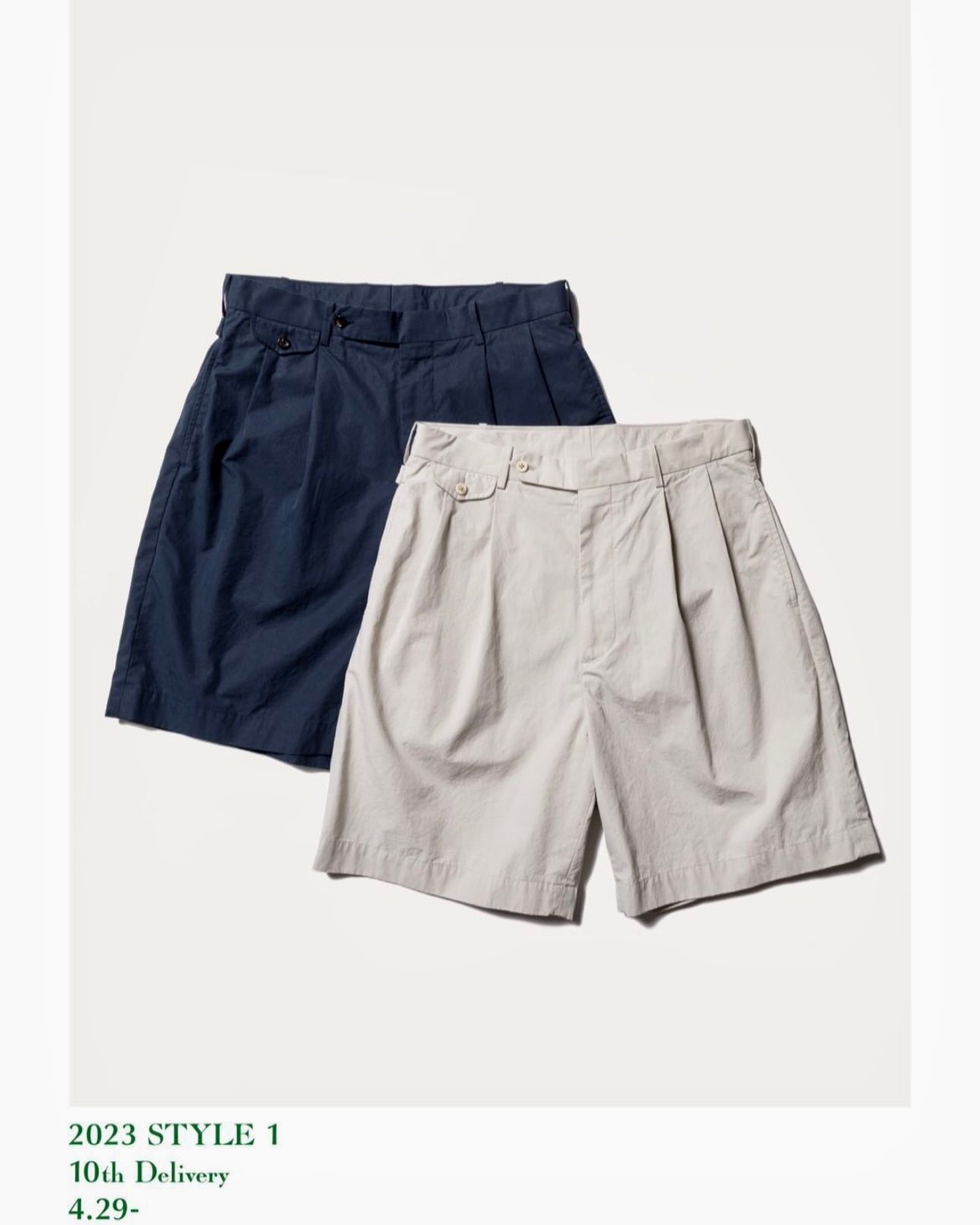 A.PRESSE - アプレッセショーツHigh Density Weather Cloth A.PRESSE - アプレッセショーツHigh Density Weather Cloth