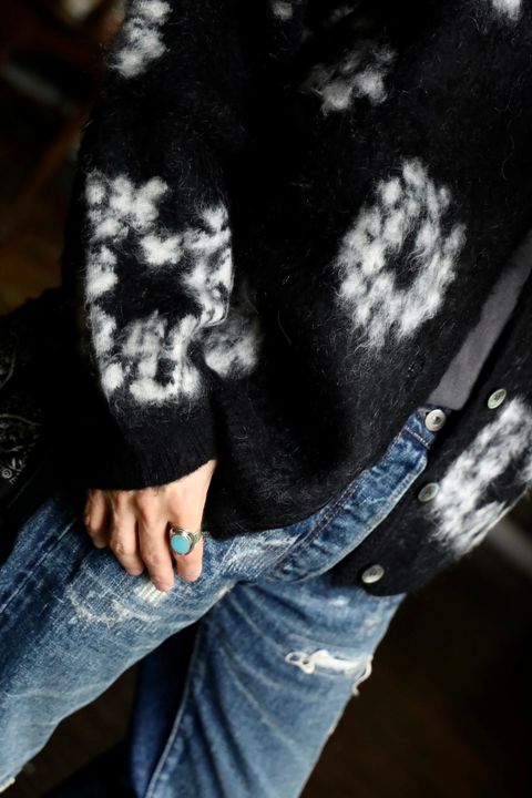 ©SAINT M×××××× DT_MH CARDIGANスタイル