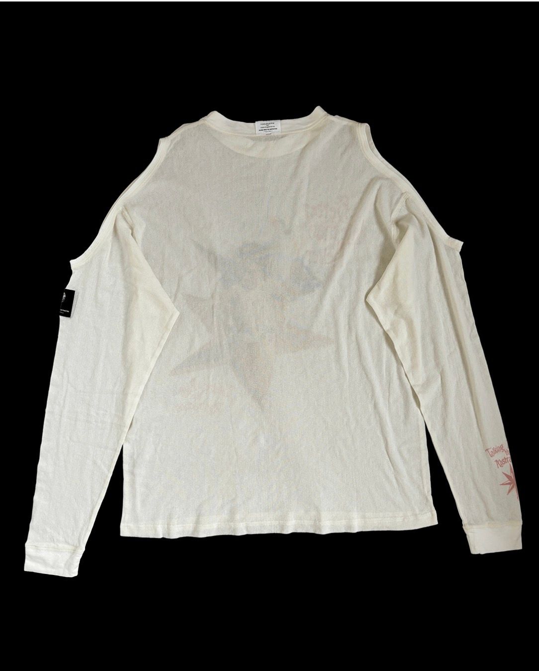 トーキングアバウト ジ アブストラクション WOMENS 26SS OPEN SHOULDEL LS(26SS-LCT-003)WHITE☆新作発売！