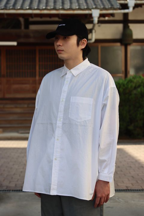 FreshService CORPORATE REGULAR COLLAR SHIRT"WHITE"style.
