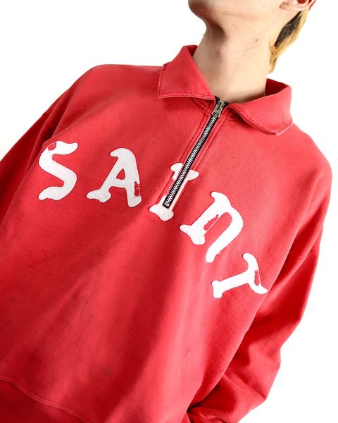 セントマイケル 24SS 新作HALF ZIP SWEAT style 2024.3.8