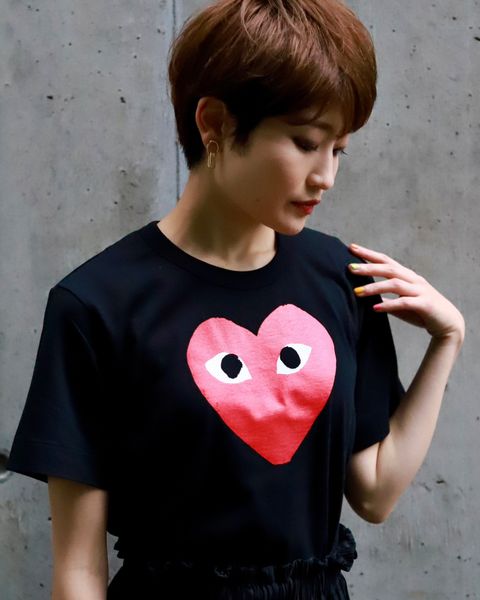 PLAY COMME des GARCONS RED HEART Tシャツstyle.2023.6.8