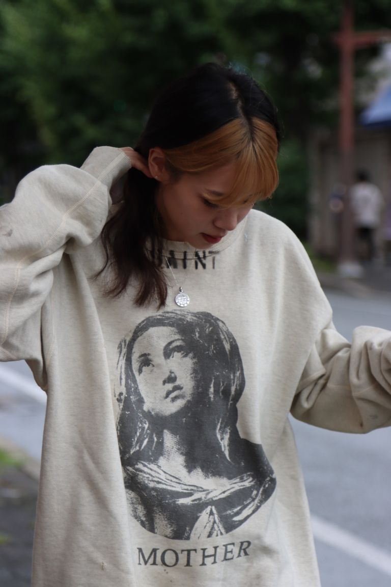 SAINT M×××××× - セントマイケル 22AW MOTHER CRW SWT(SM-A22-0000-017 
