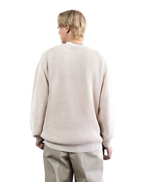 グラフペーパー 24SS Linen SOLOTEX Knit Crew Neck(KINARI) style 2024.3.15