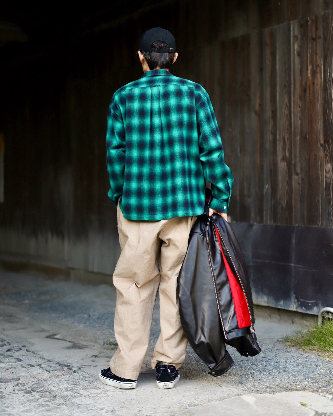 SEDAN ALL-PURPOSE Synthetic Leather Sports Jacketスタイル