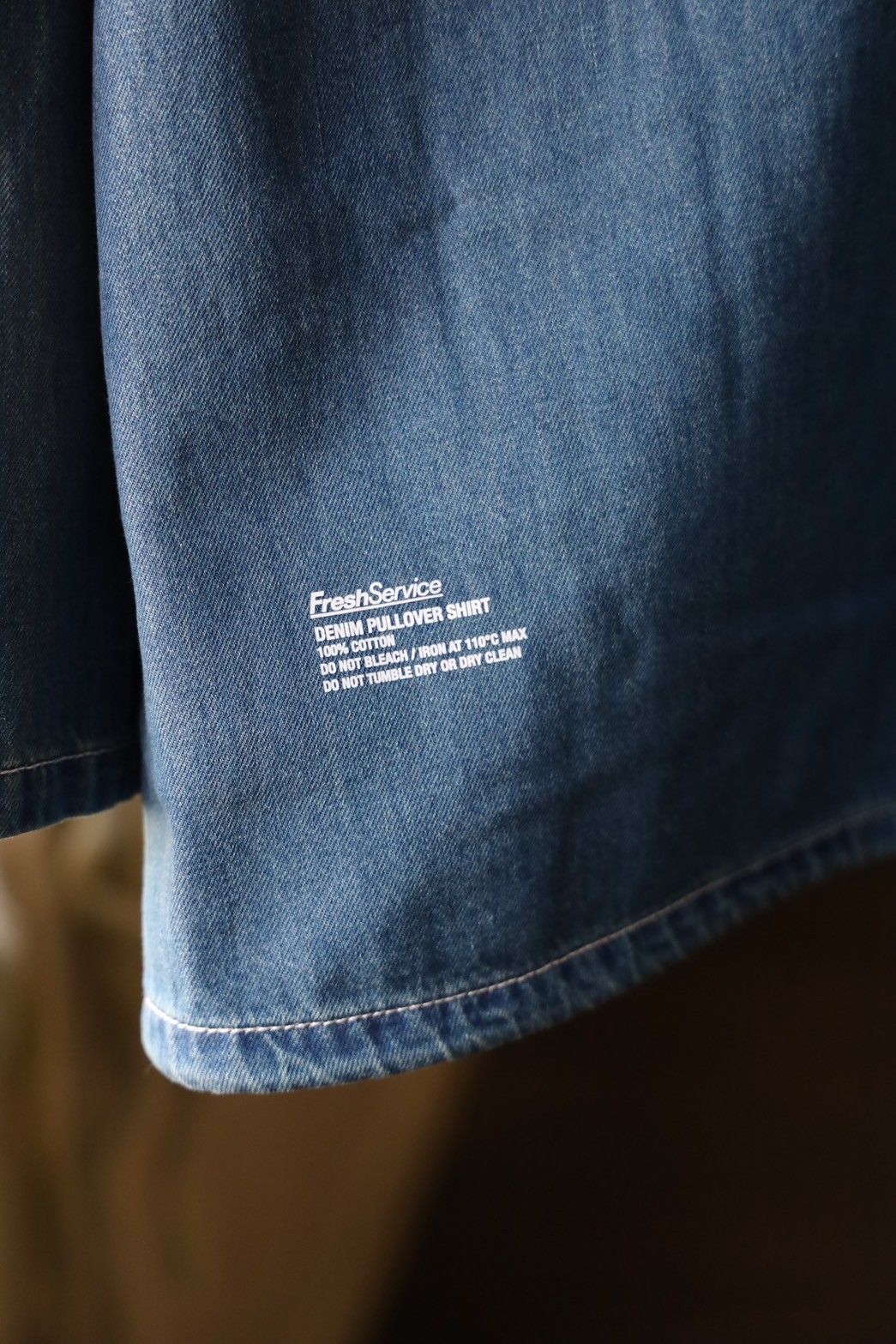 フレッシュサービス DENIM PULLOVER SHIRT(FSC251-50135FI)FADE INDIGO☆2月22日(土)発売！