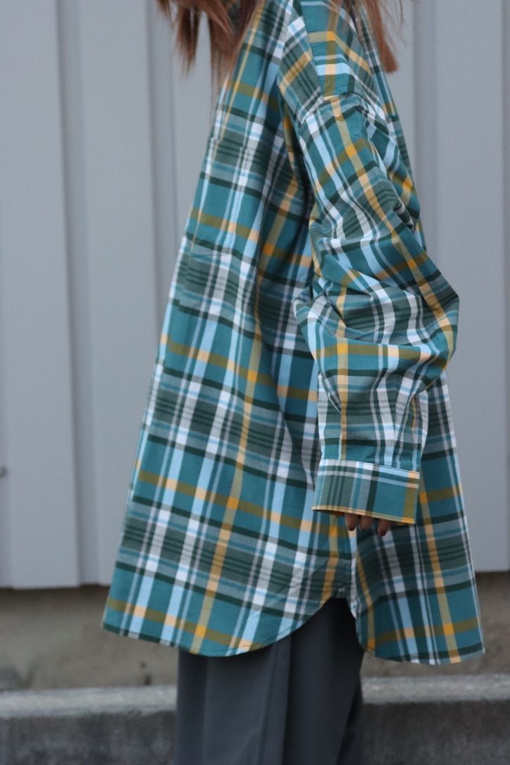 FreshService 22AW CORPORATE CHECK REGULAR COLLAR SHIRT style.2022.10.29