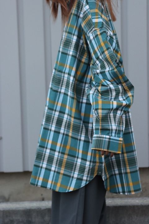 FreshService 22AW CORPORATE CHECK REGULAR COLLAR SHIRT style.2022.10.29