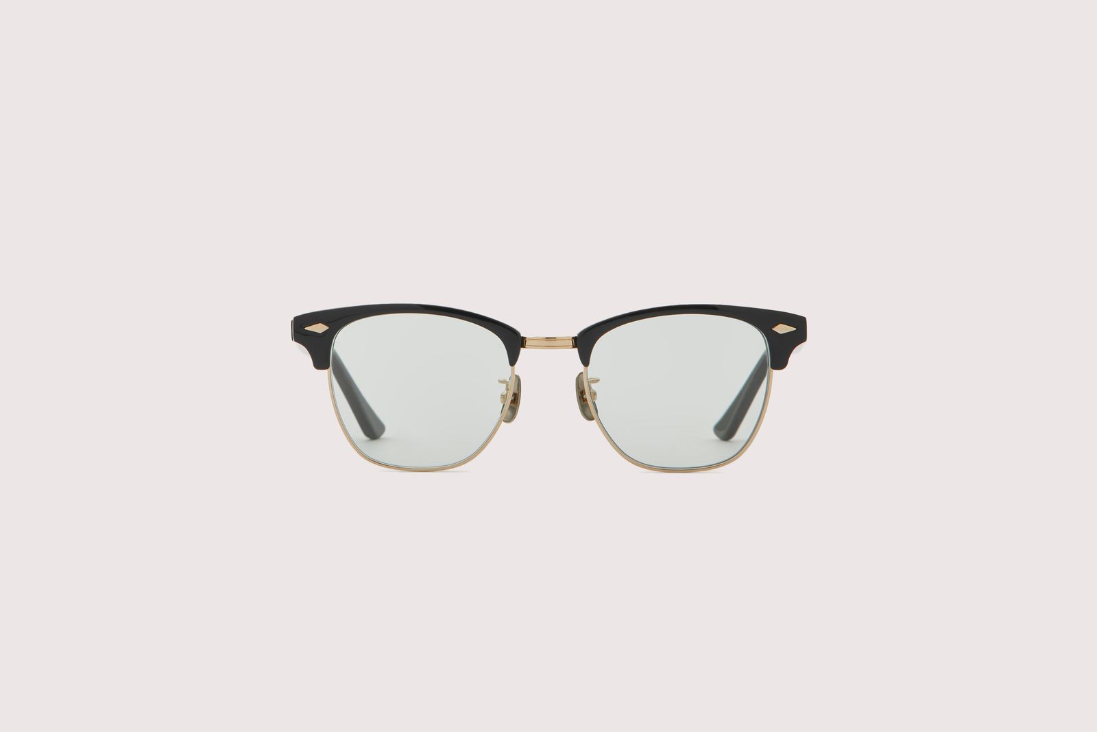 ノチノオプティカル YUGEN NOCHINO-N4 #2. GLOSS BLACK & CHAMPAGNE × GREY GREEN to D.GREY(調光モデル)☆4月18日(土)発売！