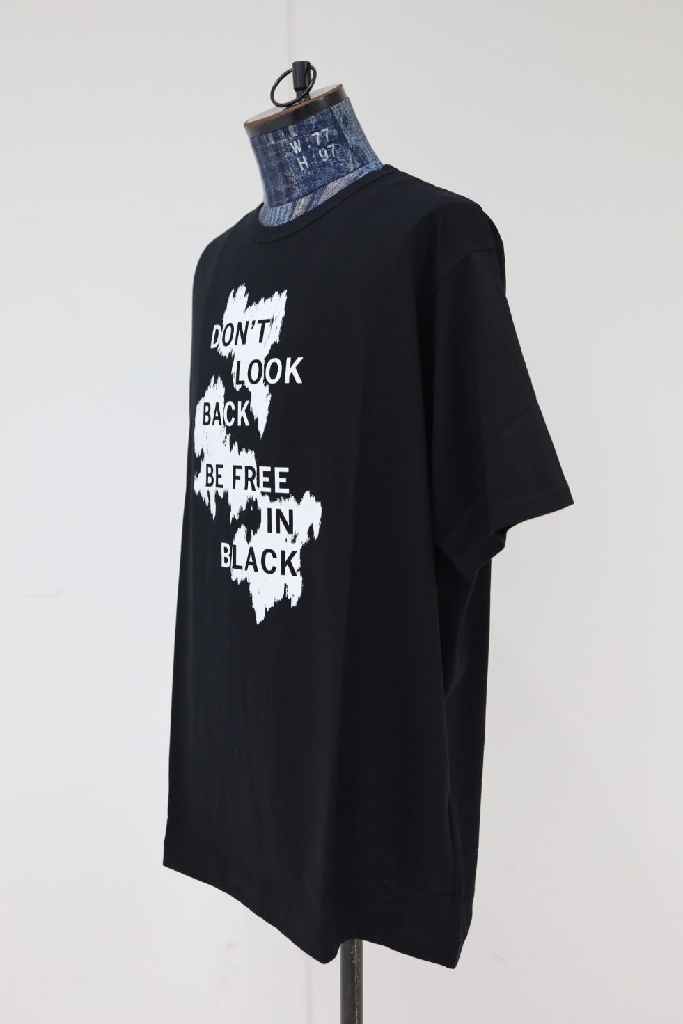 Yohji Yamamoto 26SS 半袖プリントTシャツ(HK-T78-985)BLACK★1月17日(土)新作発売！