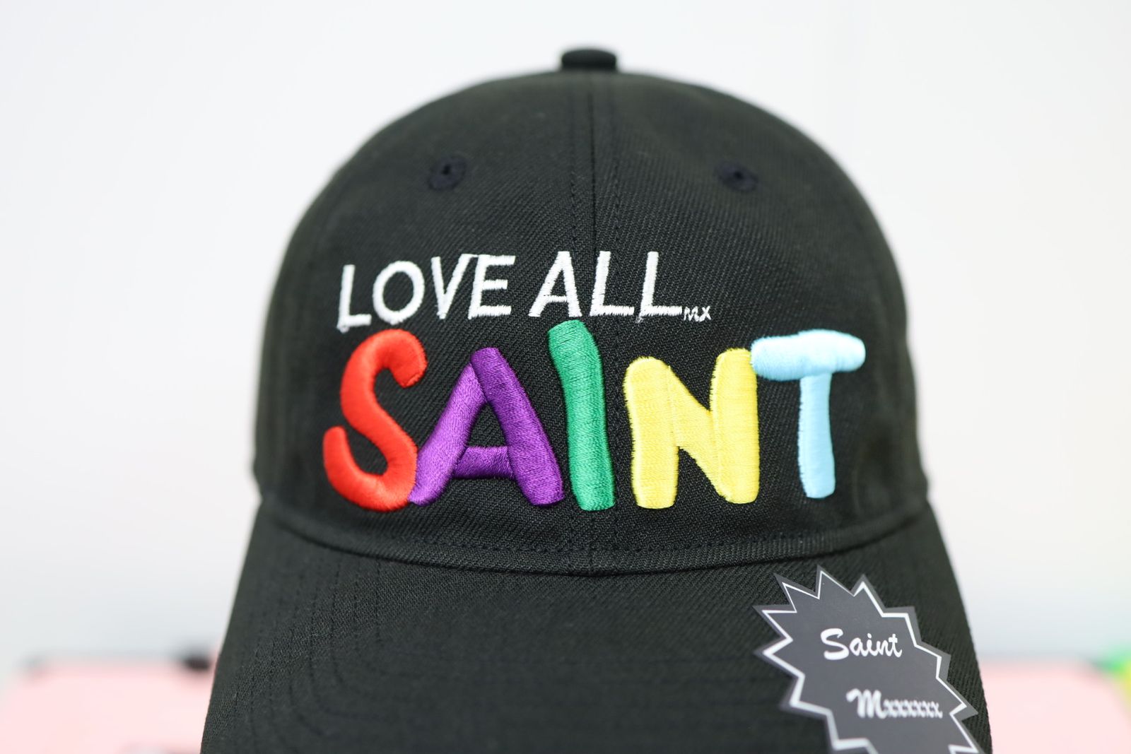 セントマイケル 26SS LOVE ALL_CAP(SM-MK8-0000-080)BLACK☆4月29日(水)新作発売！