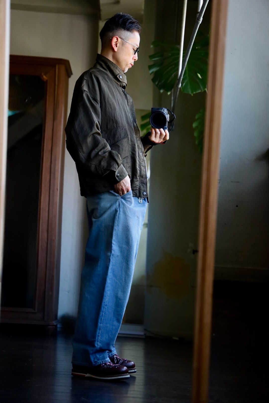 Graphpaper Selvage Denim Two Tuck Pants