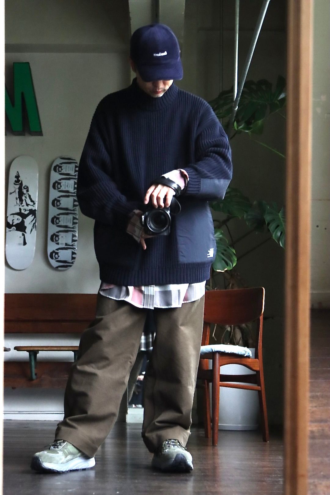 フレッシュサービス22AW HIGH NECK COMBAT KNITスタイル2022.10.9