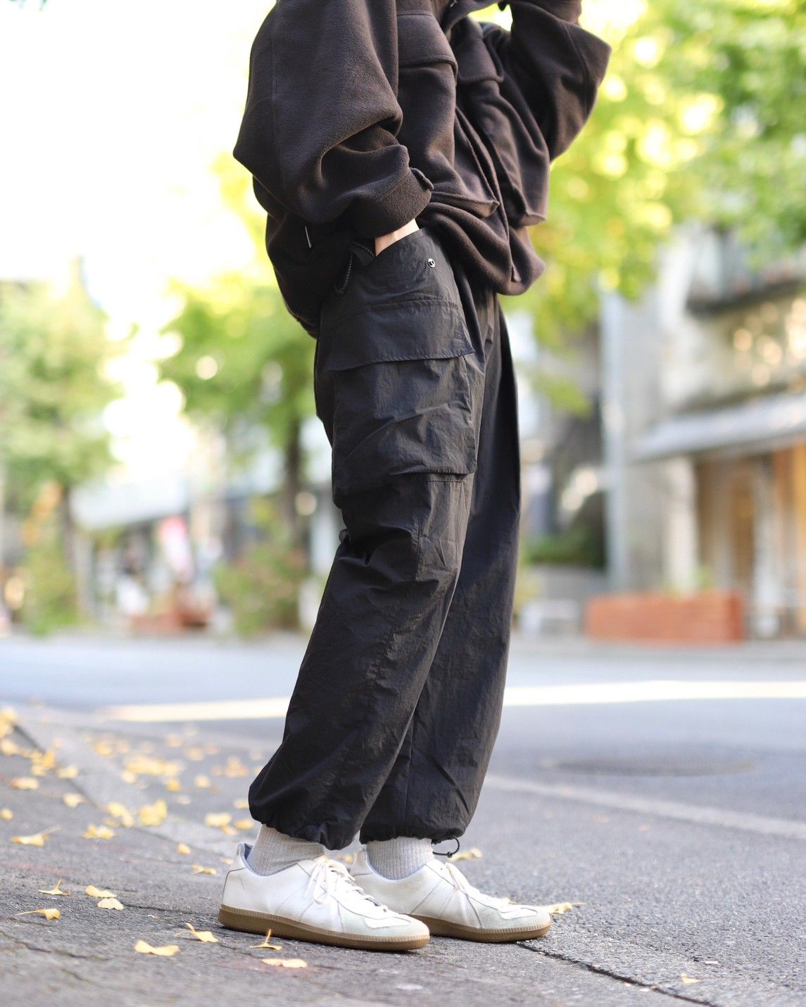 STRIPES FOR CREATIVE FW23 SUPER WIDE CARGO PANTSスタイル